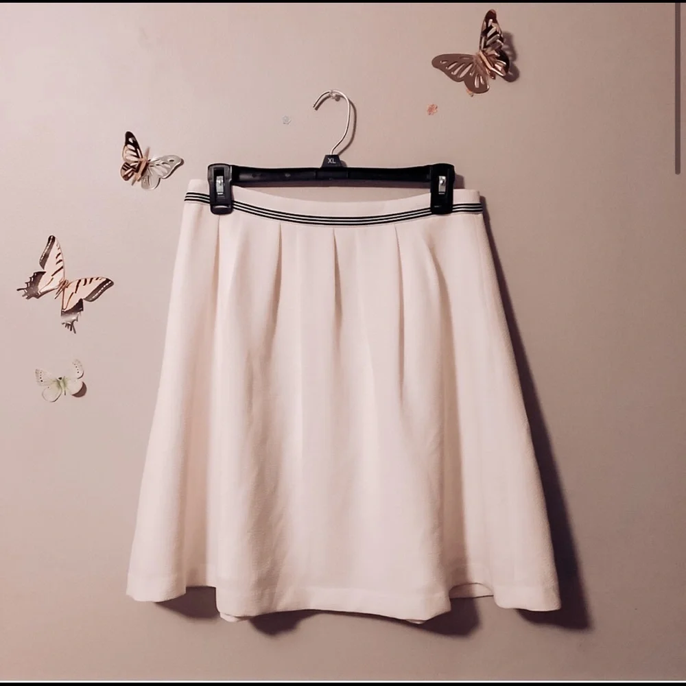 The Limited Crepe Skater Skirt